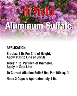 Aluminum Sulfate 3.25 lb