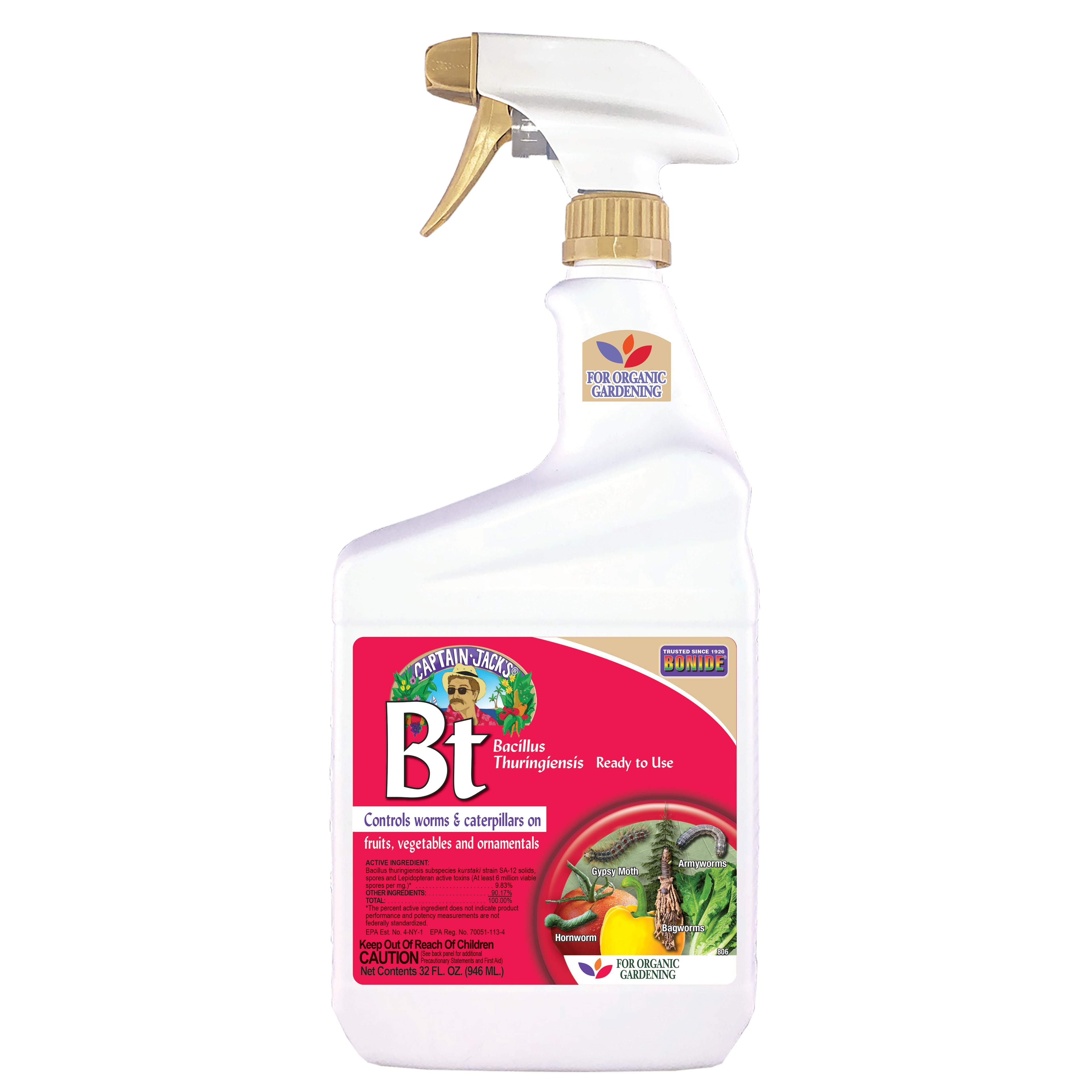 BT Thuricide Spray RTU qt