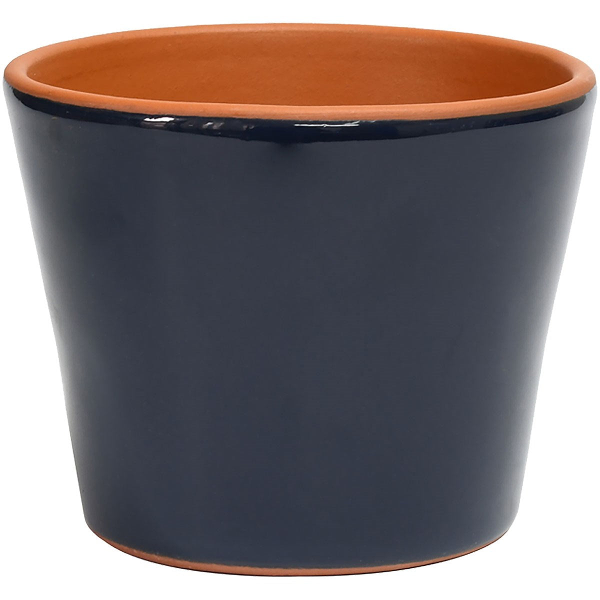 Deroma 7.7" cabo flower pot navy product photo