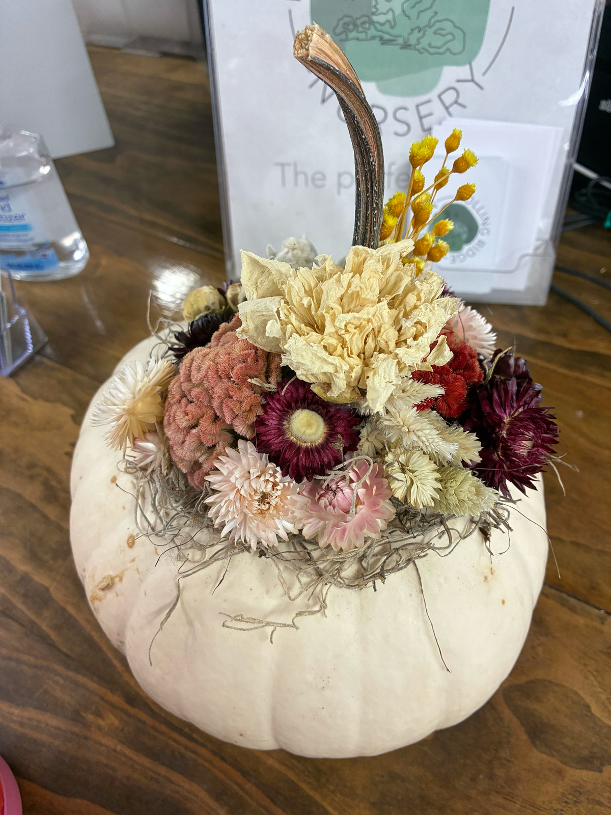Dried Flower Pumpkin Arranging Workshop Ticket