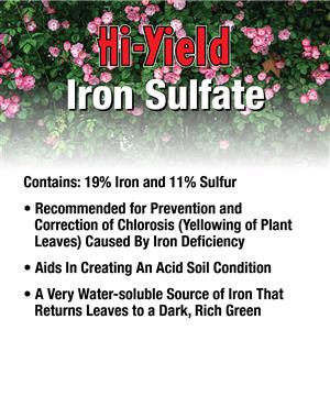 Hi-Yield Iron Sulfate 3.25 lb