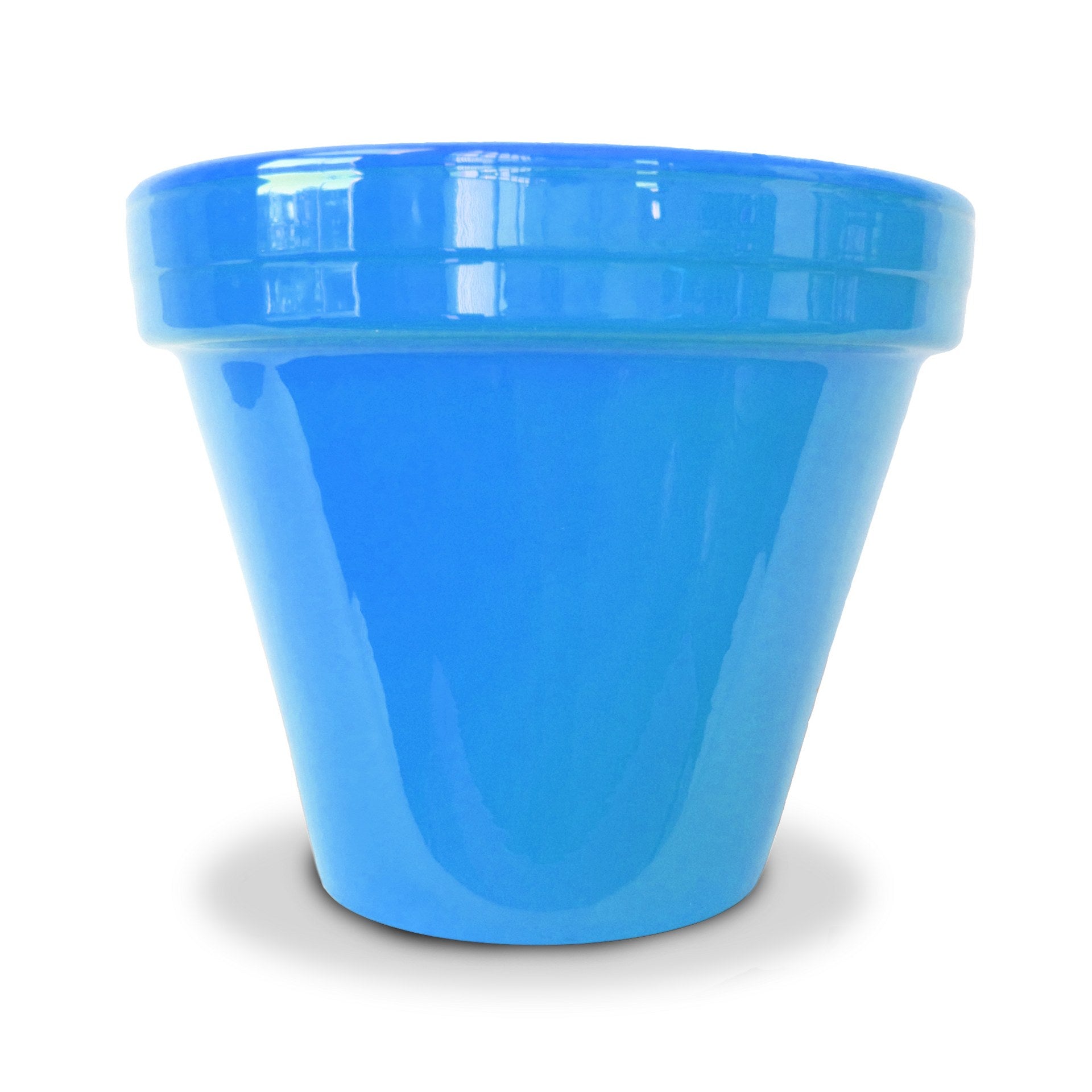 4in Light Blue Powder Coated Pot product photo