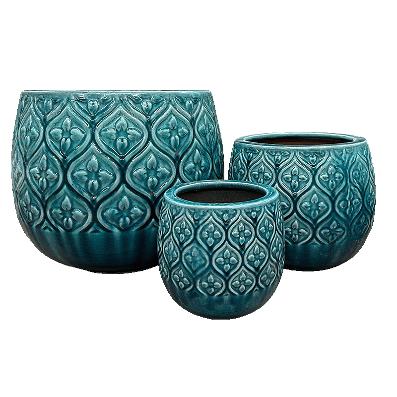 Enya Pots Turquoise small product photo