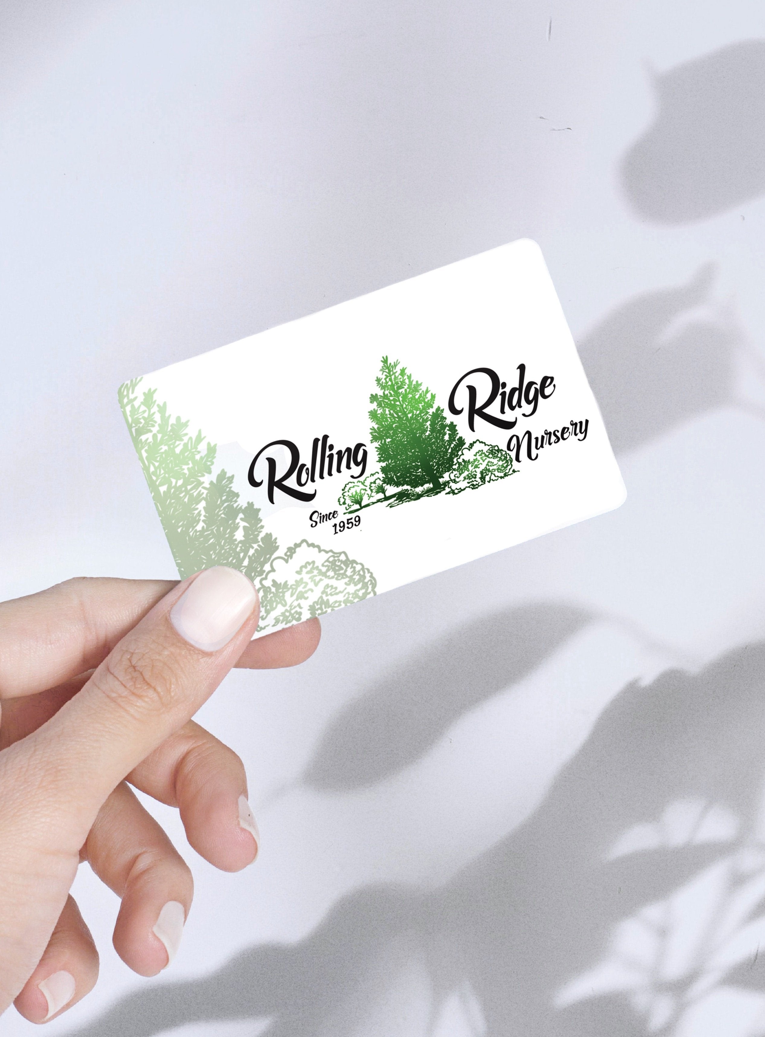 Gift Cards – Rolling Ridge Nursery