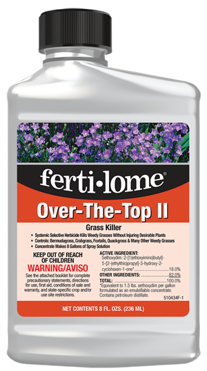 Over The Top Grass Killer 8 oz Concentrate
