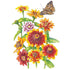 Zinnia Persian Carpet Seed Packet seed packet photo