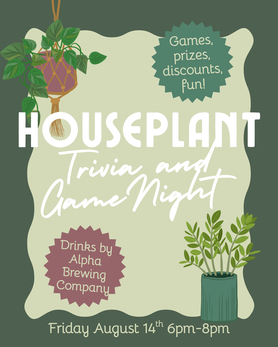 Houseplant Trivia and Game Night