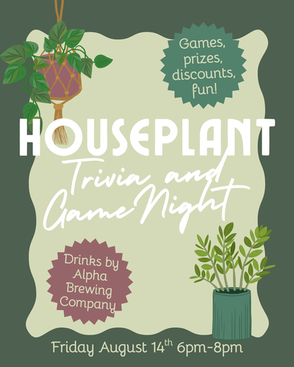 Houseplant Trivia and Game Night