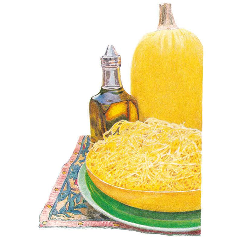 Squash Winter Vegetable Spaghetti seed packet photo