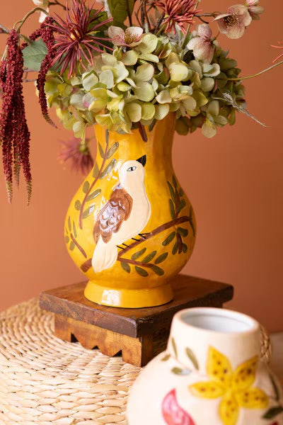 Ceramic Bird Vase