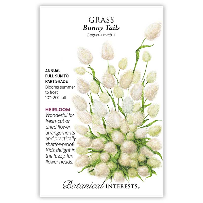 Grass Bunny Tails Seed Packet