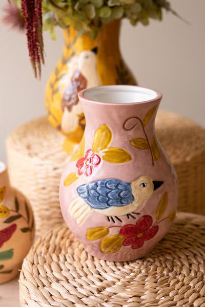Ceramic Bird Vase