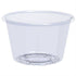 Panacea 4" diam clear plastic saucer product photo
