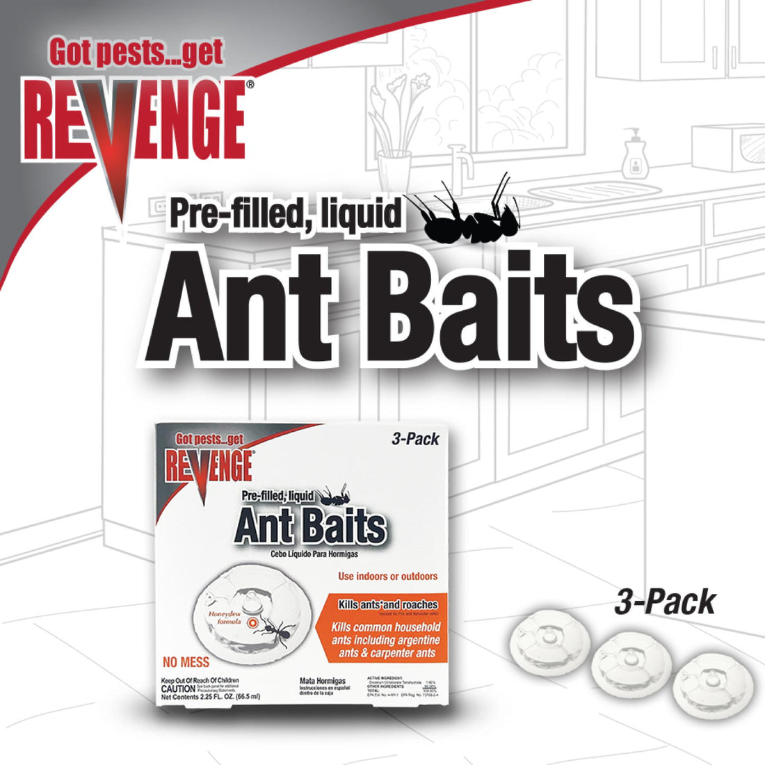 Liquid Ant Bait 3 pk product photo