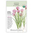 Chives Common Organic Seed Packet seed packet photo