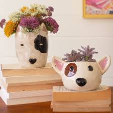 Dog Head Planter