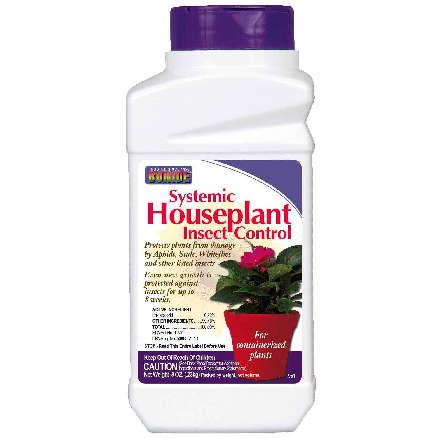 Bonide 8oz Systemic Houseplant Insect Control Granules