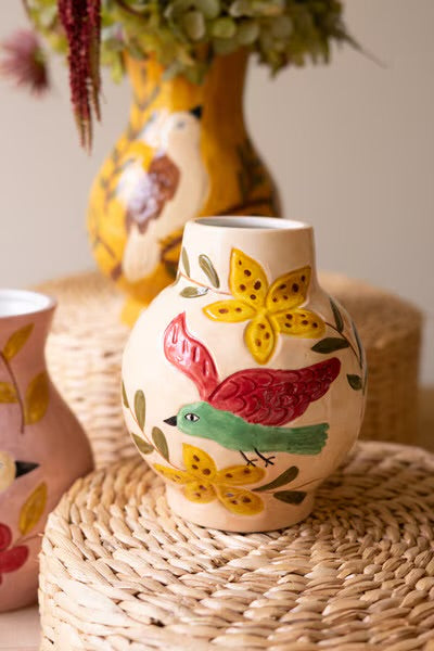 Ceramic Bird Vase