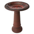 Algreen Acerra 20" stone composite birdbath red product photo