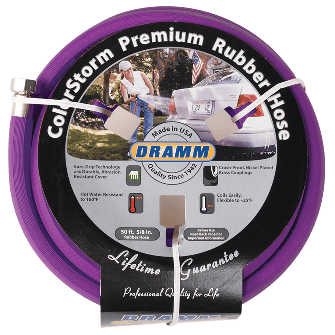 Dramm Purple Hose product photo