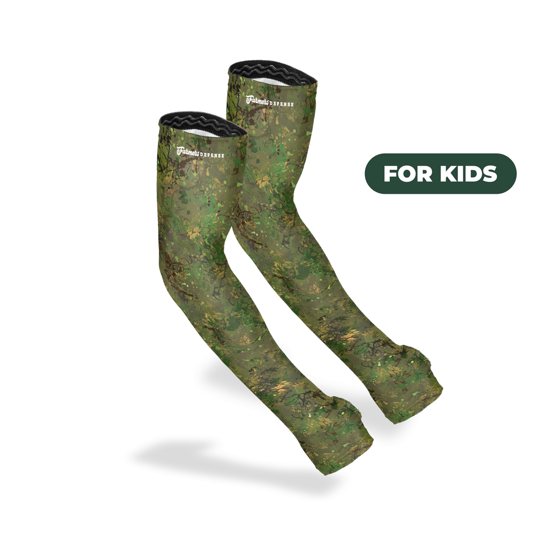 Farmers Defense Kids Sm Prot Sleeves Brush Camo product photo