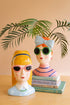Ceramic Girls With Sunglasses Planter product photo