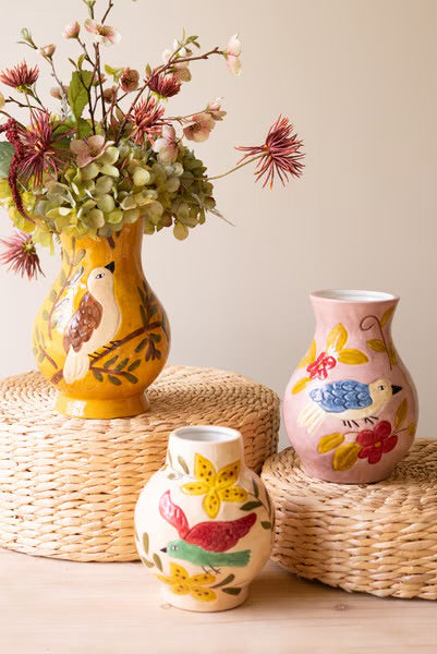 Ceramic Bird Vase