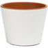 Deroma 9.3" cabo flower pot white product photo