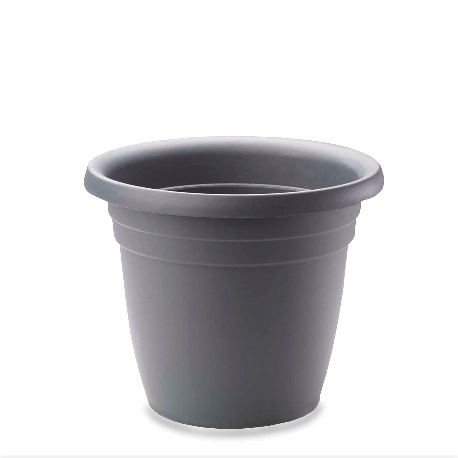 Emma 10” Circular Positive Planter Charcoal product photo