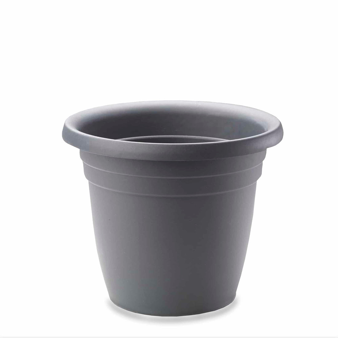 Emma 8” Circular Positive Planter Charcoal product photo