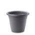 Emma 14” Circular Positive Planter Charcoal product photo
