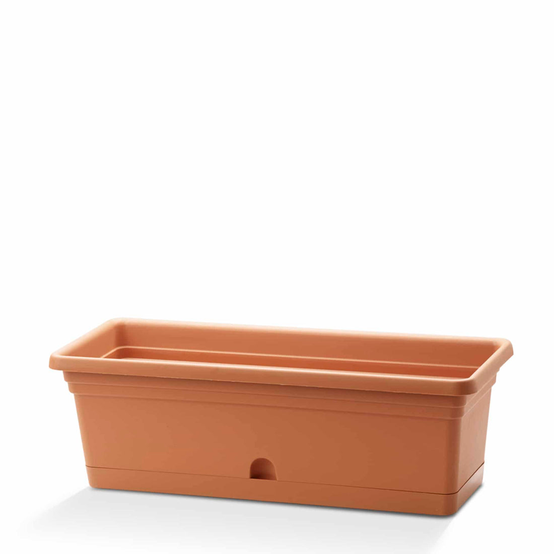 Emma Rectangular 20”x8” Planter Terracotta product photo