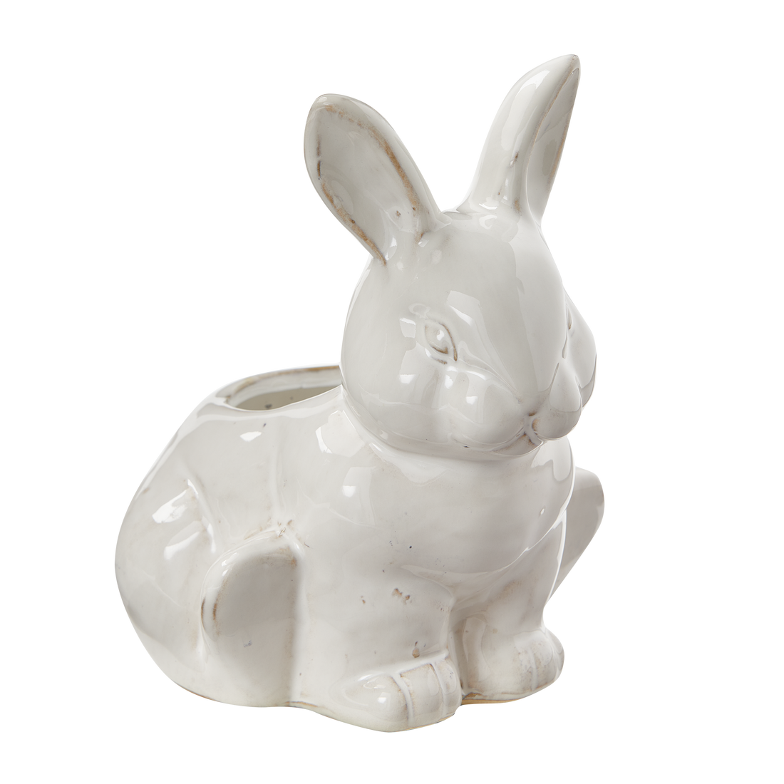 Sitting bunny planter product photo