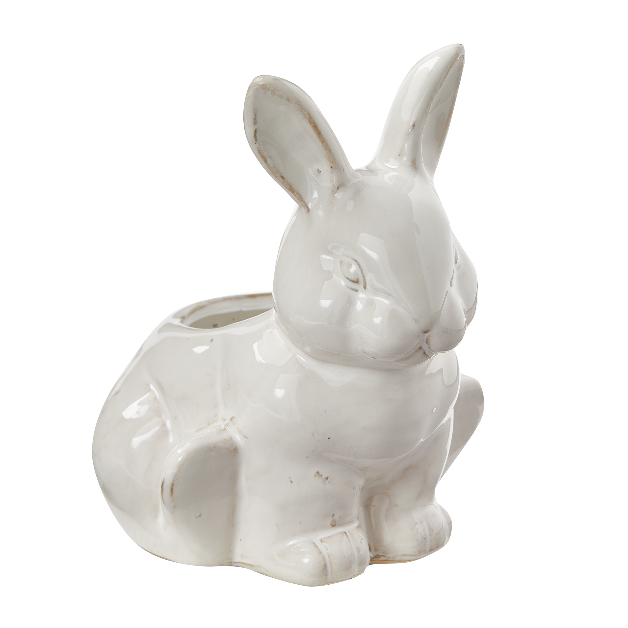 Sitting bunny planter product photo