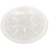 16” clear plastic saucer product photo