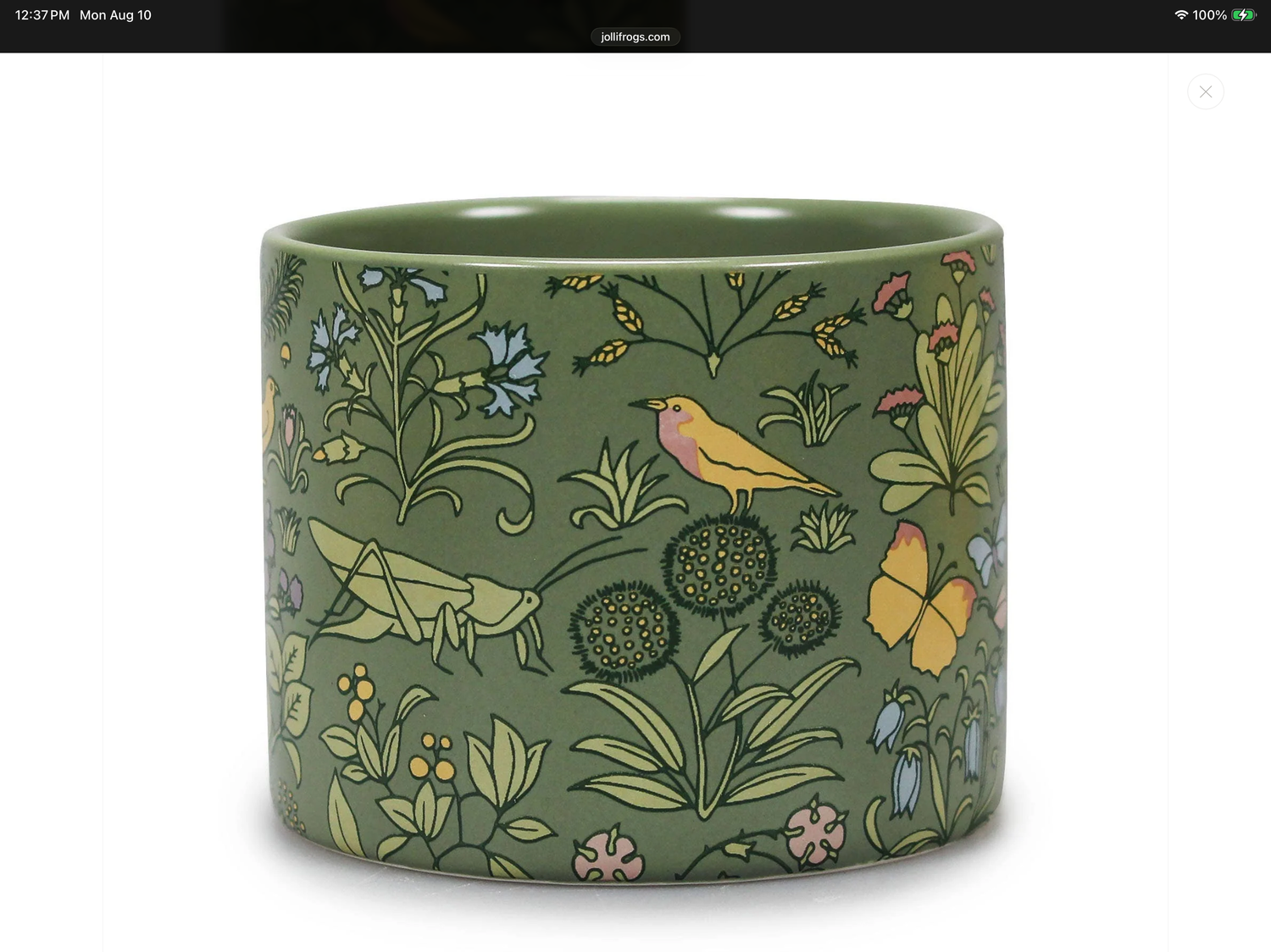 A&amp;C Society Pot- William Morris