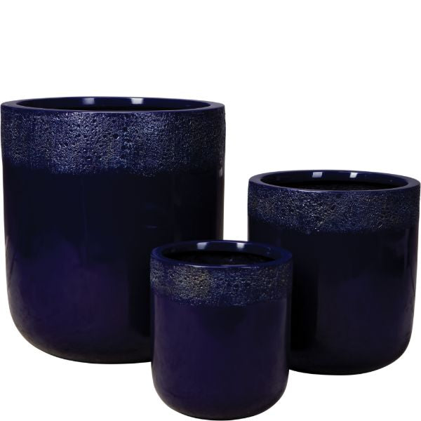 Lightweight Vestro Planter- Falling Blue over Blue Lava