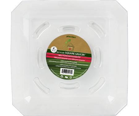 Plastic Square Saucer 8in product photo