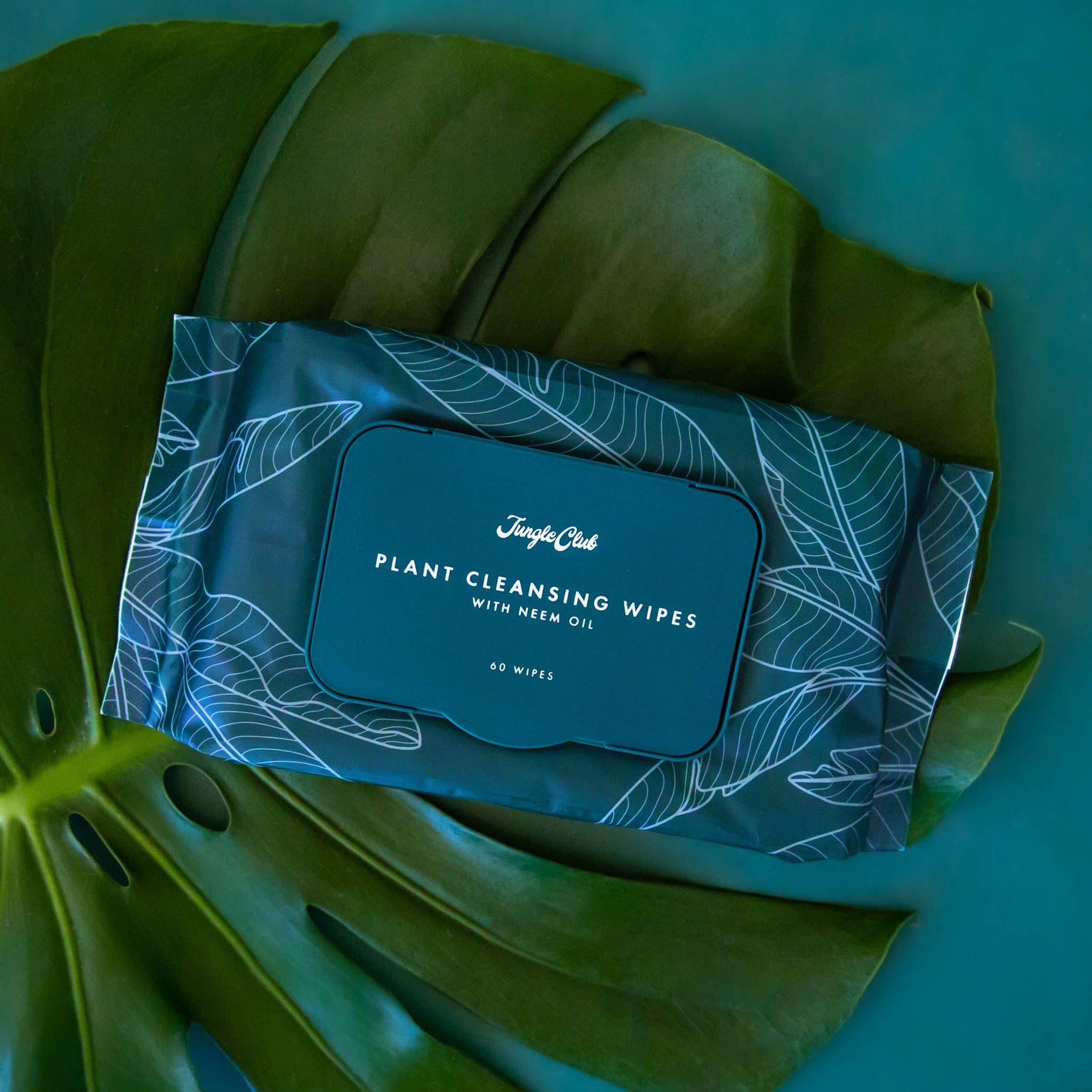 Jungle Club Plant Cleaning Wipes Dark Green product photo