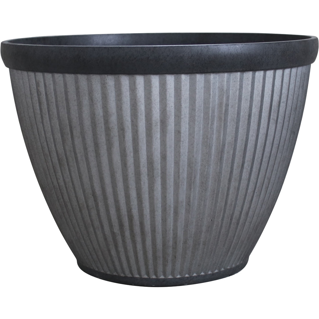So Patio 20.5" westlake round planter rustic product photo