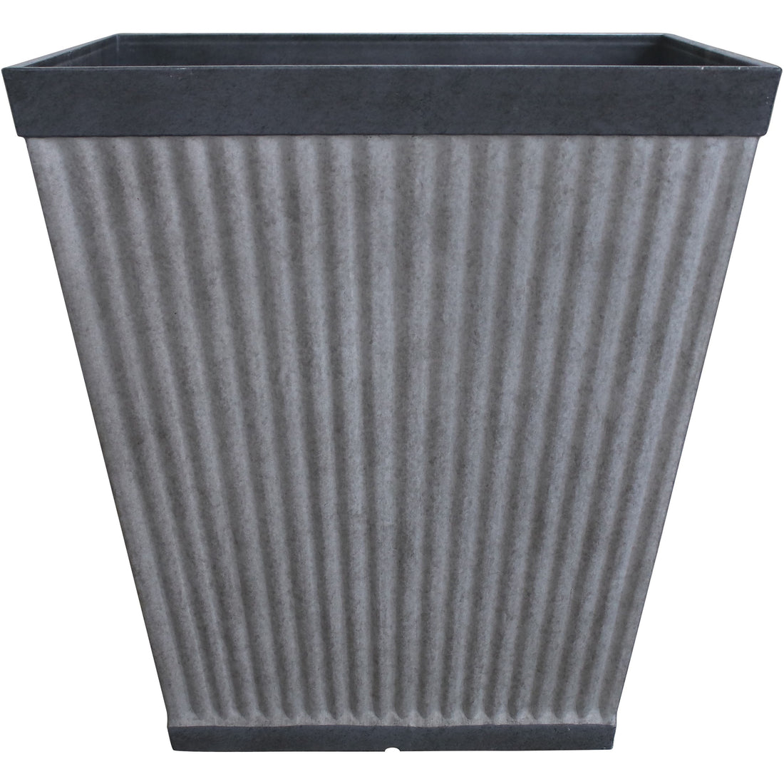 So Patio 16" westlake square planter rustic product photo