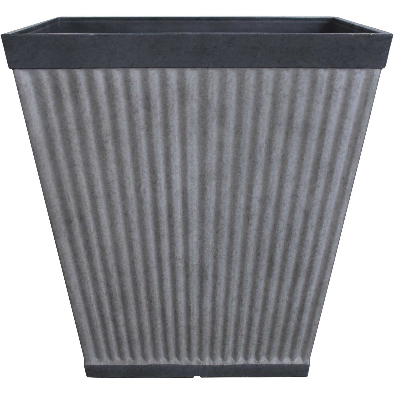 So Patio 16" westlake square planter rustic product photo