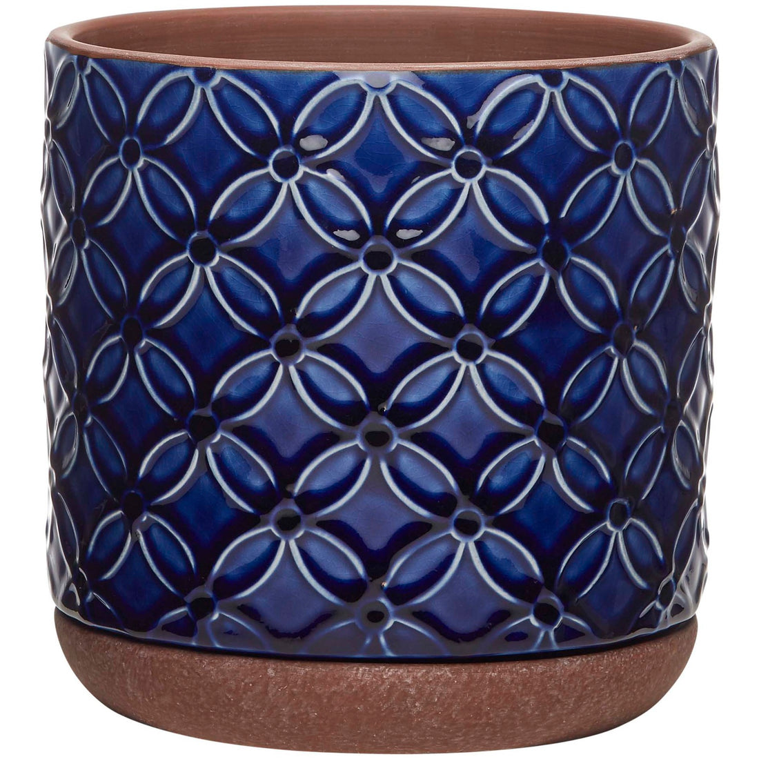 So Patio 6" pot ceramic griffy blue product photo