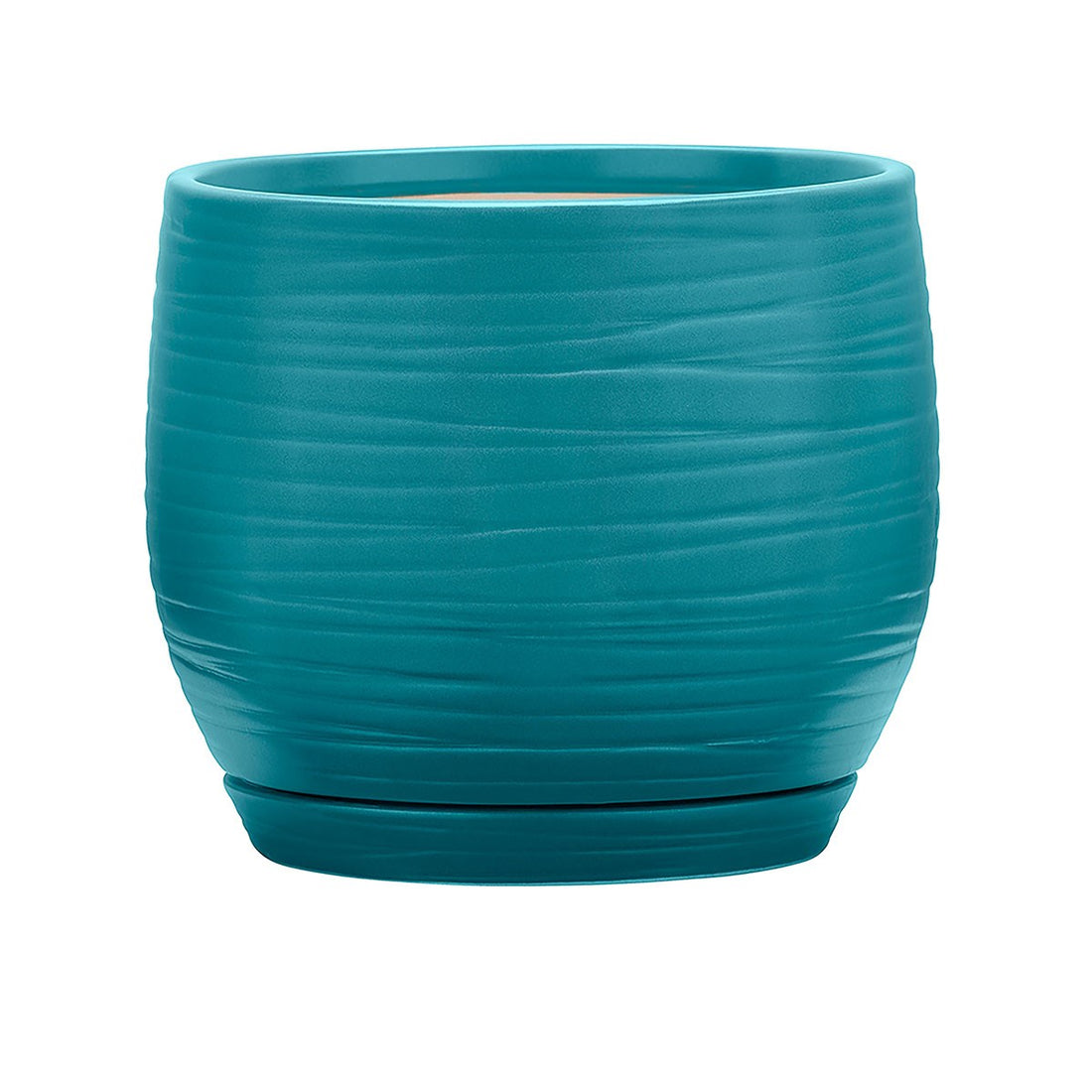 So Patio 12" jasper planter teal product photo