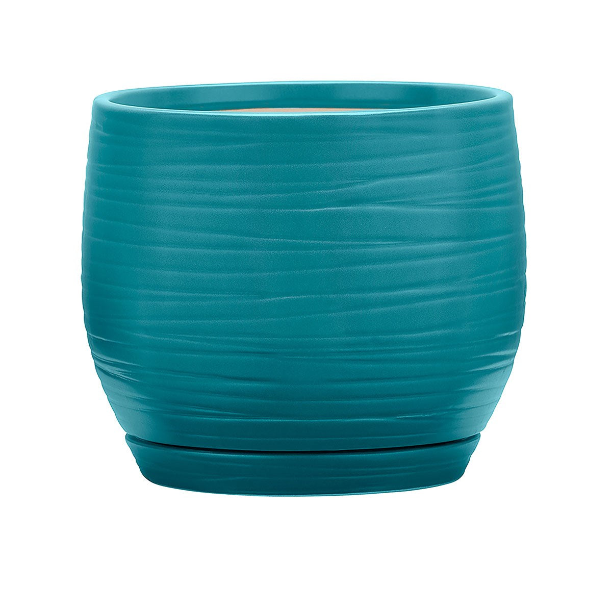 So Patio 12" jasper planter teal product photo