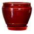 So Patio 8" collins planter oxblood product photo