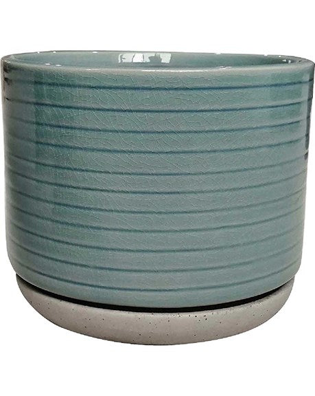 So Patio 8" vado planter sea blue finish product photo