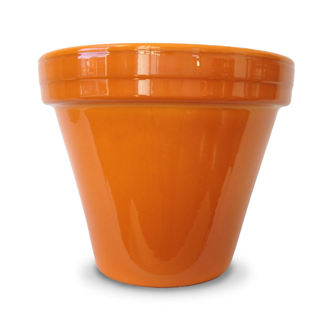6in Orange Powder Coated Pot product photo