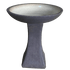 Small Birdbath Ironstone Dk Chocolate product photo