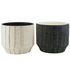 5.5" Avrill Planter White & Navy product photo